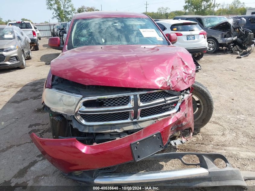 2013 Dodge Durango Sxt VIN: 1C4RDJAG8DC527687 Lot: 40535640