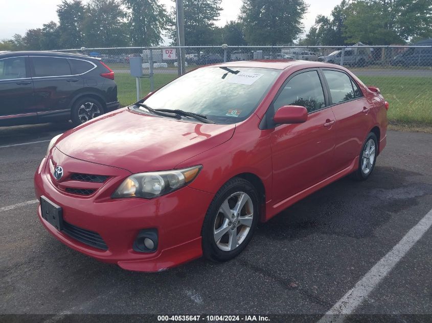 2011 Toyota Corolla S VIN: 2T1BU4EE8BC582740 Lot: 40535647