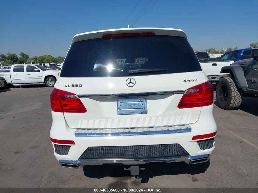 2013 Mercedes-Benz Gl 550 4Matic VIN: 4JGDF7DE0DA160003 Lot: 40535660