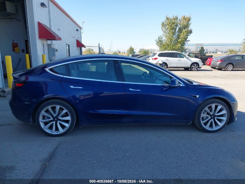 2018 Tesla Model 3 VIN: 5YJ3E1EB3JF091802 Lot: 40535667