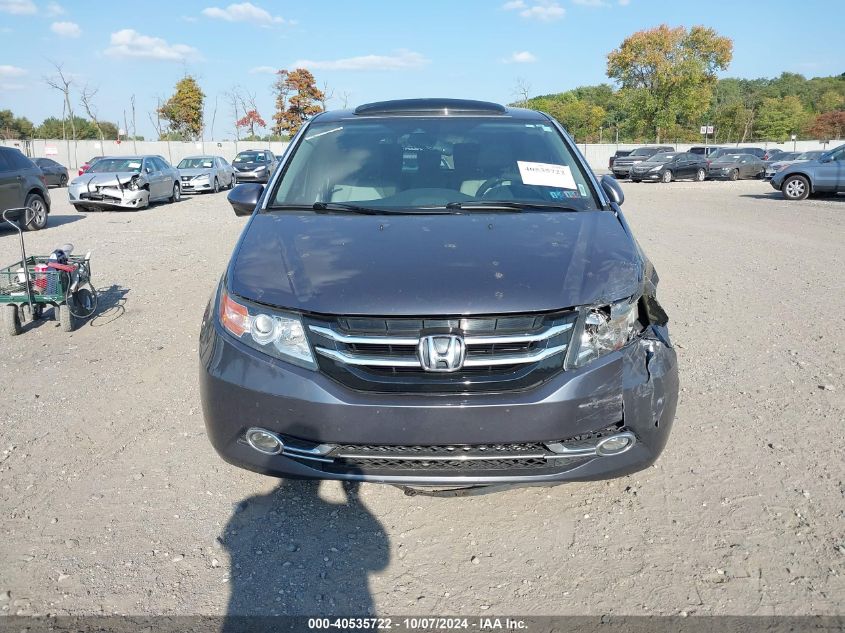 2016 Honda Odyssey Ex-L VIN: 5FNRL5H61GB104335 Lot: 40535722