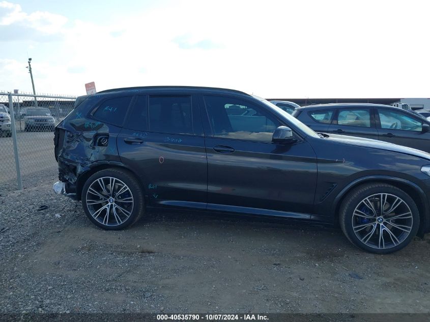 2022 BMW X3 xDrive30I VIN: 5UX53DP06N9L73104 Lot: 40535790