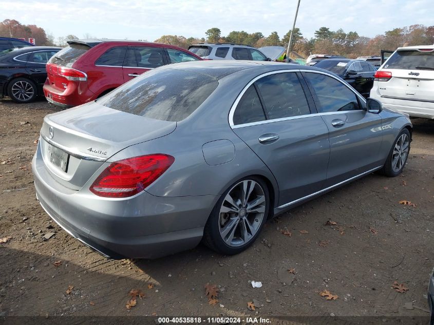 VIN WDDWF4KB7GR144042 2016 Mercedes-Benz C 300, 4Ma... no.4