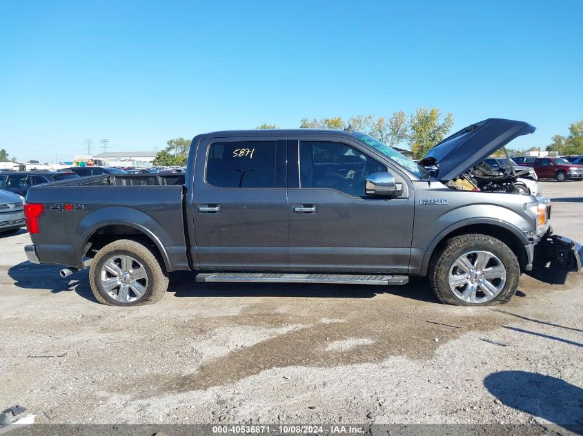 2019 Ford F-150 Lariat VIN: 1FTEW1E58KFB60111 Lot: 40535871