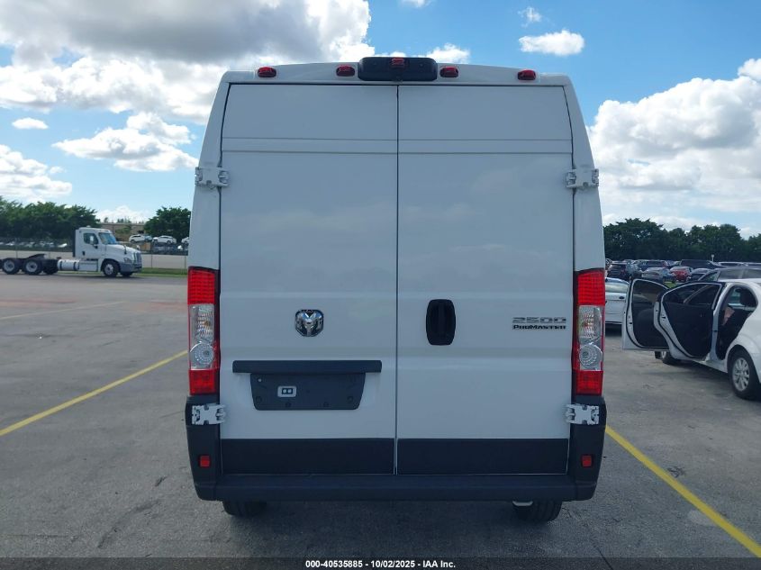 2023 Ram Promaster 2500 High Roof 159 Wb VIN: 3C6LRVDG1PE594145 Lot: 40535885