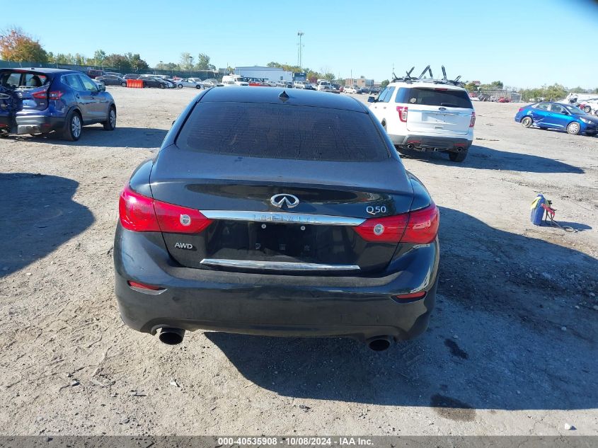 2015 Infiniti Q50 Premium VIN: JN1BV7AR3FM420968 Lot: 40535908