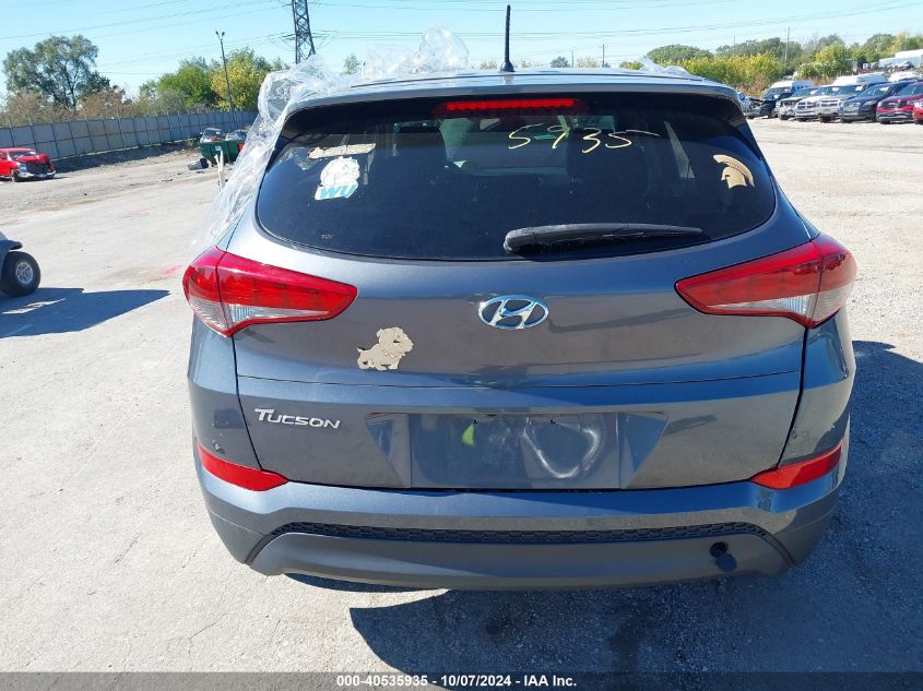 2018 Hyundai Tucson Se VIN: KM8J23A47JU749384 Lot: 40535935