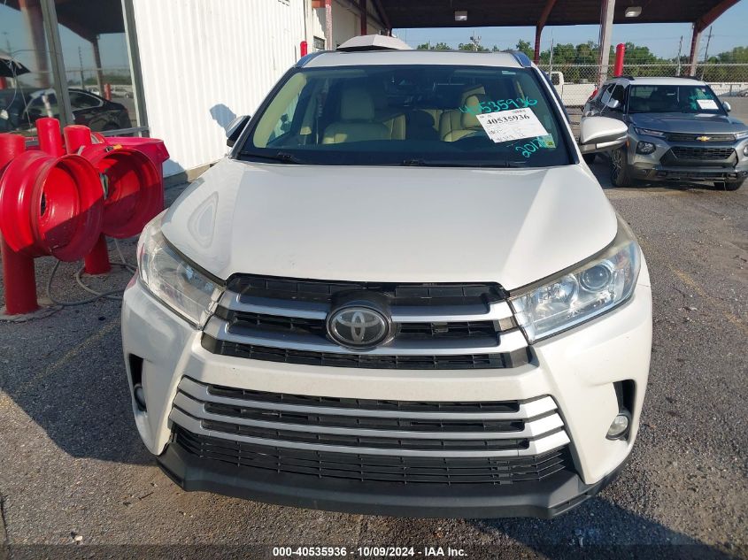 5TDKZRFH6HS518364 2017 Toyota Highlander Xle