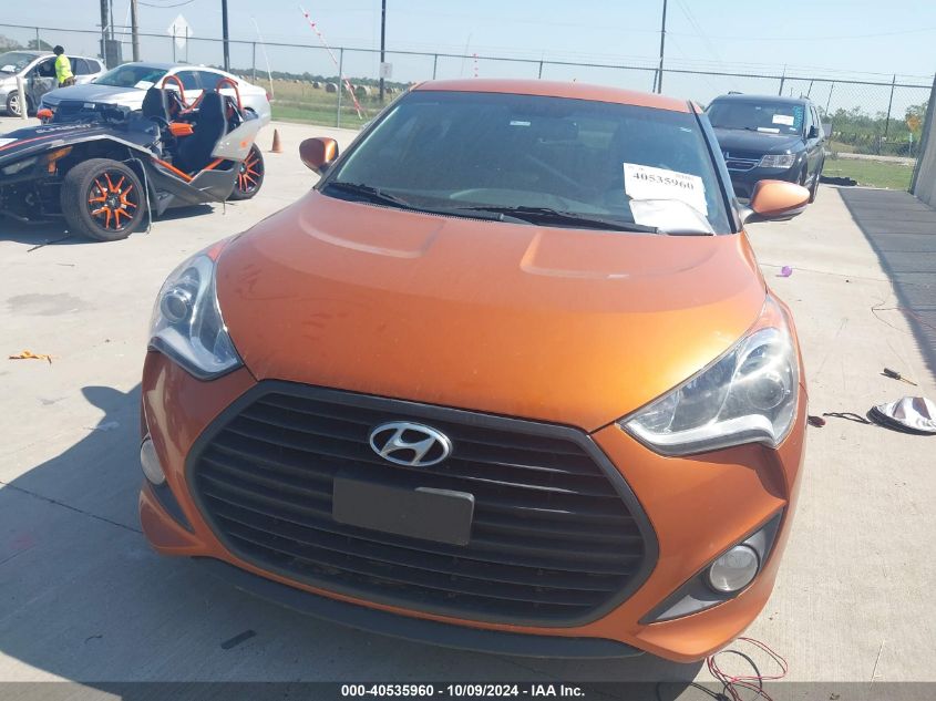 KMHTC6AE7GU275574 2016 Hyundai Veloster Turbo