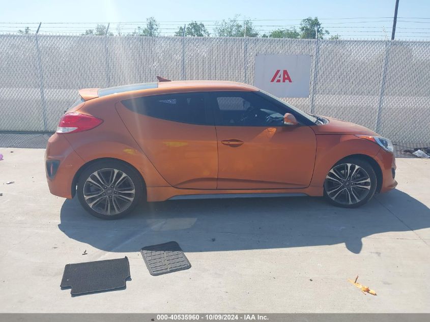 KMHTC6AE7GU275574 2016 Hyundai Veloster Turbo