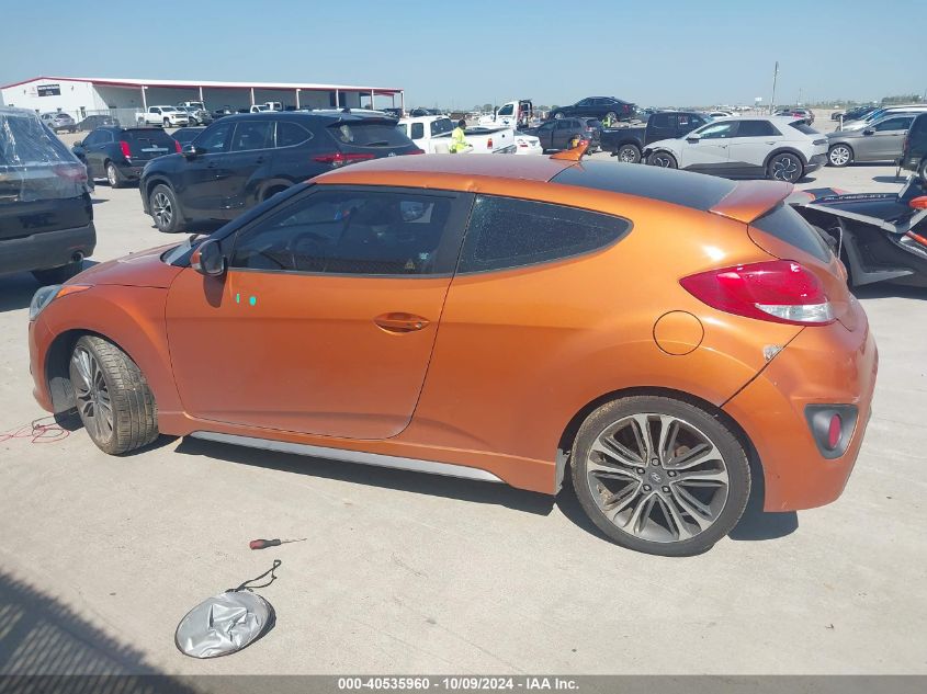 KMHTC6AE7GU275574 2016 Hyundai Veloster Turbo