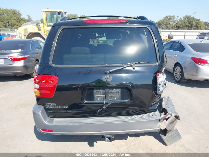 2002 Toyota Sequoia Sr5 VIN: 5TDZT34A72S071120 Lot: 40535963