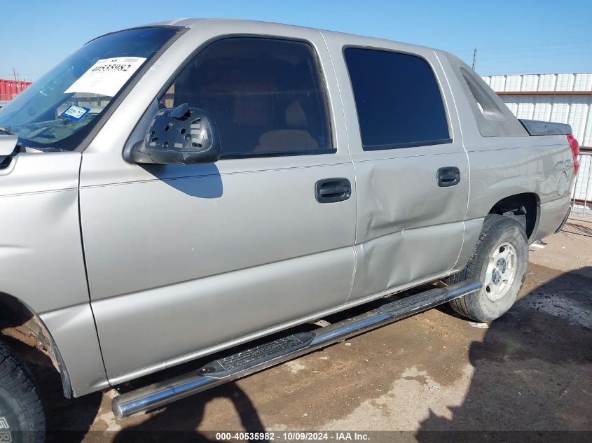 2004 Chevrolet Avalanche 1500 K1500 VIN: 3GNEK12T54G187564 Lot: 40535982