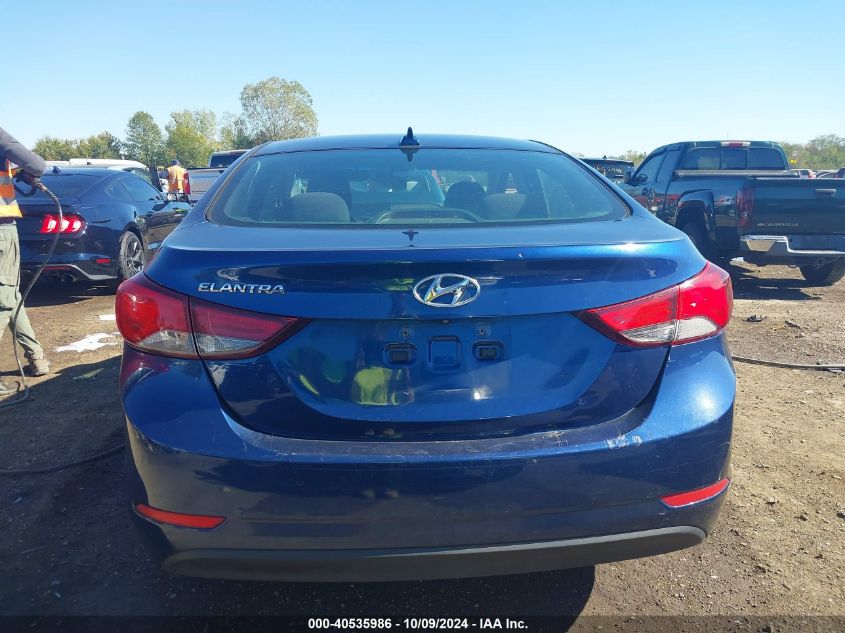 5NPDH4AE7GH766090 2016 Hyundai Elantra Value Edition