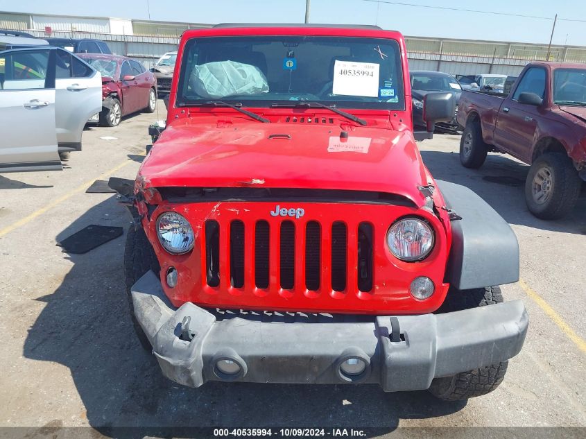 2017 Jeep Wrangler Sport VIN: 1C4AJWAG4HL670676 Lot: 40535994