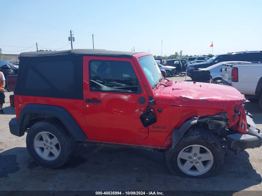 2017 Jeep Wrangler Sport VIN: 1C4AJWAG4HL670676 Lot: 40535994