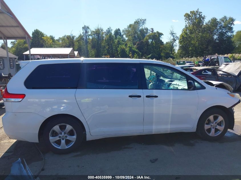 5TDZK3DCXDS295506 2013 Toyota Sienna L V6 7 Passenger