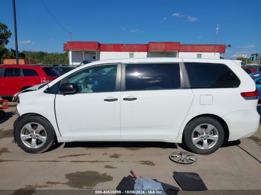 5TDZK3DCXDS295506 2013 Toyota Sienna L V6 7 Passenger