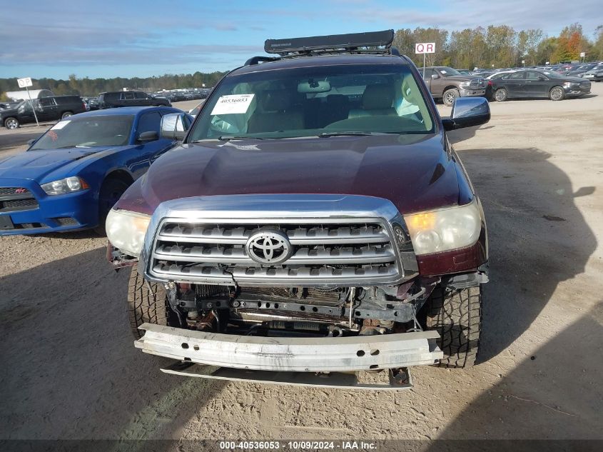 2008 Toyota Sequoia Limited VIN: 5TDBY68A08S004883 Lot: 40536053