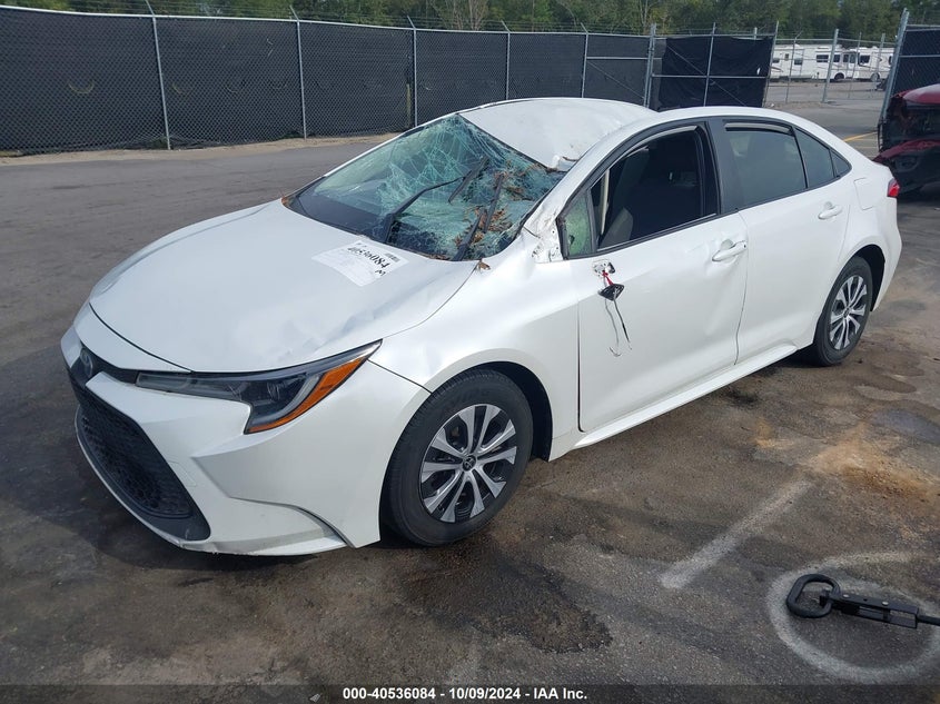 2022 TOYOTA COROLLA 1.8L I-4 DOHC, VVT, (VIN: JTDEAMDE2N3012379