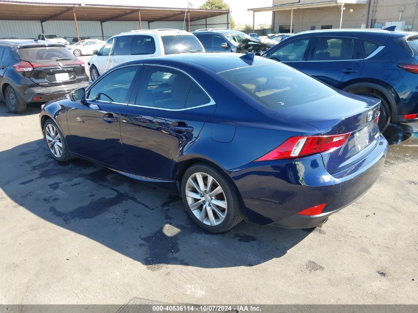 VIN JTHBF1D25E5014719 2014 Lexus IS, 250 no.3