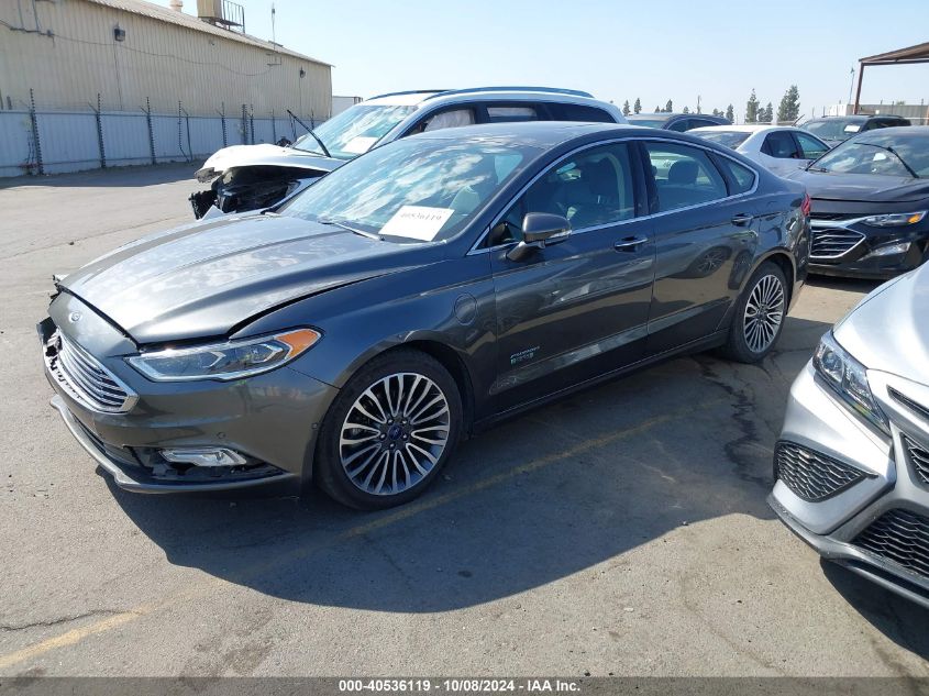 2017 Ford Fusion Energi Se Luxury VIN: 3FA6P0PU5HR322424 Lot: 40536119