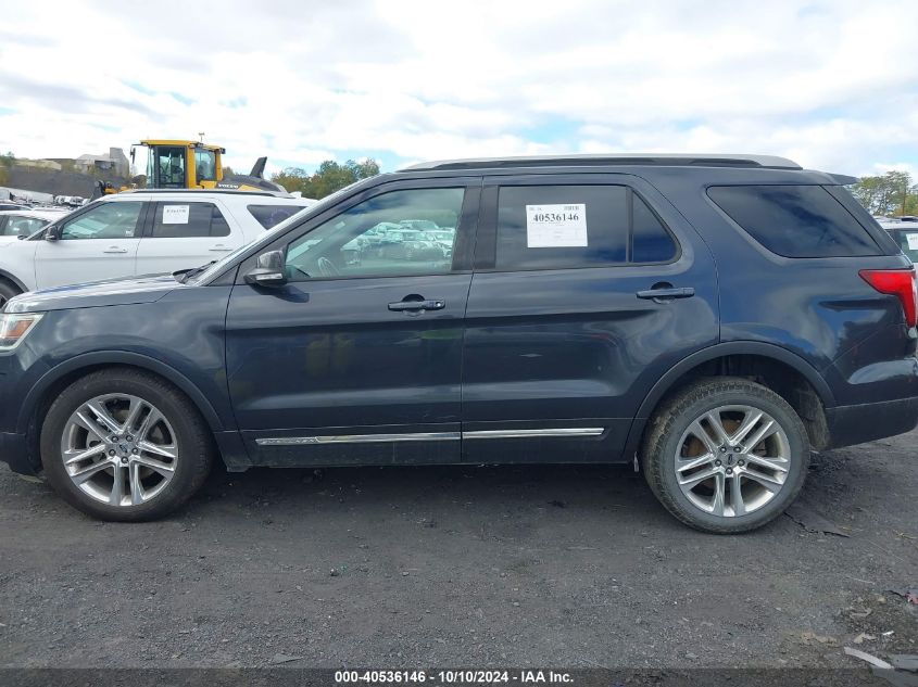 2017 Ford Explorer Xlt VIN: 1FM5K8D8XHGE17879 Lot: 40536146