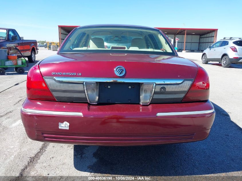 2007 Mercury Grand Marquis Ls VIN: 2MEHM75V77X620861 Lot: 40536198