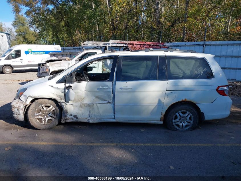 2007 Honda Odyssey Exl VIN: 5FNRL38717B457736 Lot: 40536199