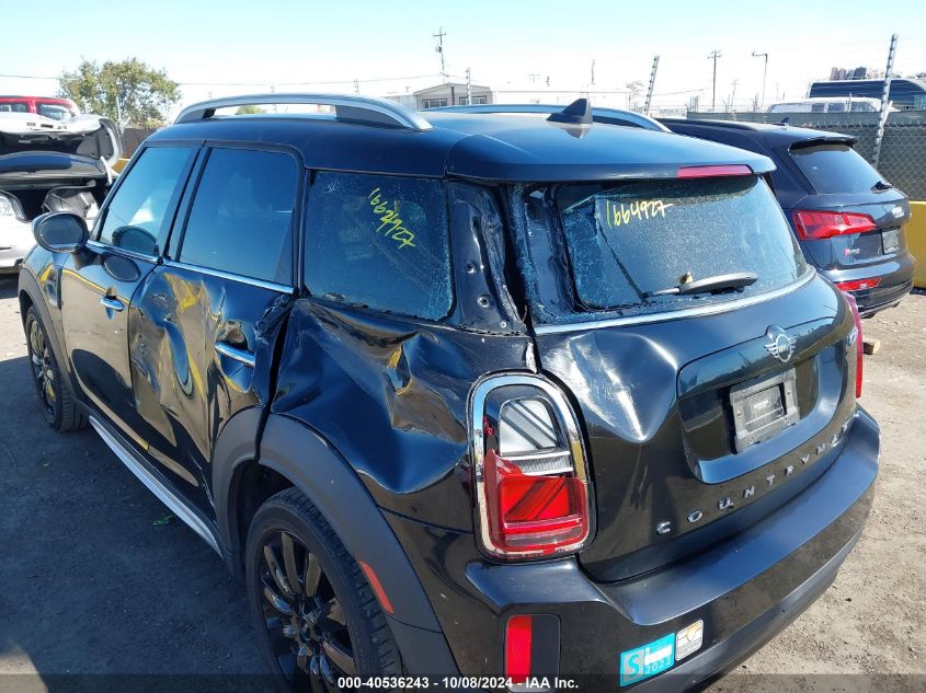 2021 Mini Countryman Oxford Edition VIN: WMZ23BR05M3M80622 Lot: 40536243