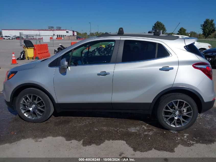 2019 Buick Encore Fwd Sport Touring VIN: KL4CJ1SM2KB729702 Lot: 40536248