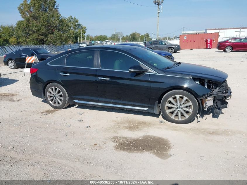 2017 Hyundai Sonata Limited VIN: 5NPE34AF6HH584040 Lot: 40536253