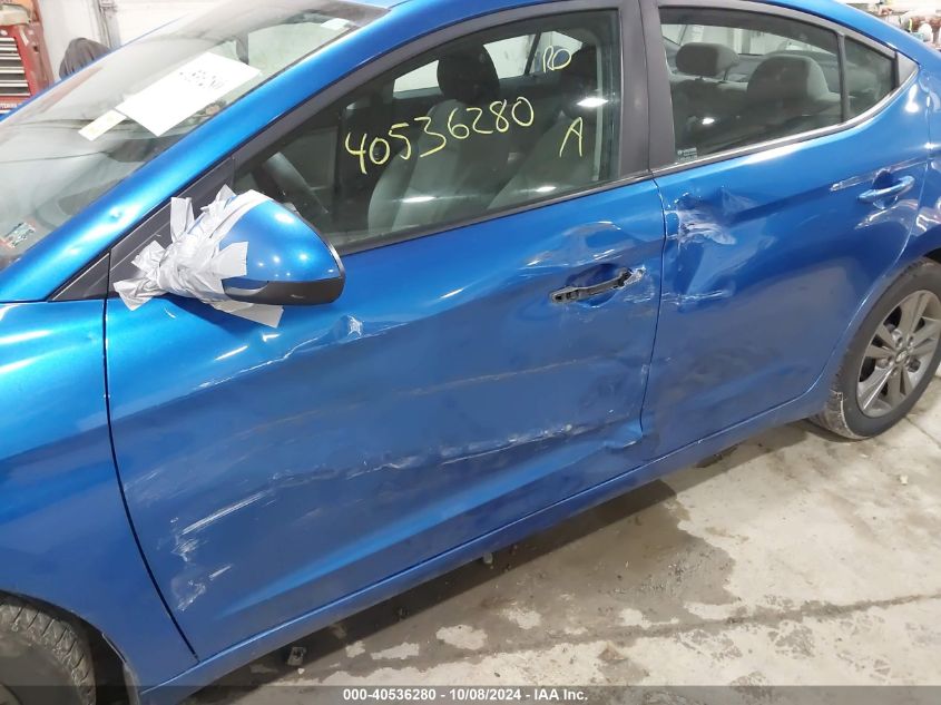 5NPD84LF6JH243656 2018 Hyundai Elantra Sel