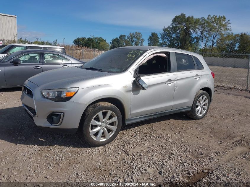 VIN 4A4AP3AUXFE003270 2015 MITSUBISHI OUTLANDER SPORT no.2