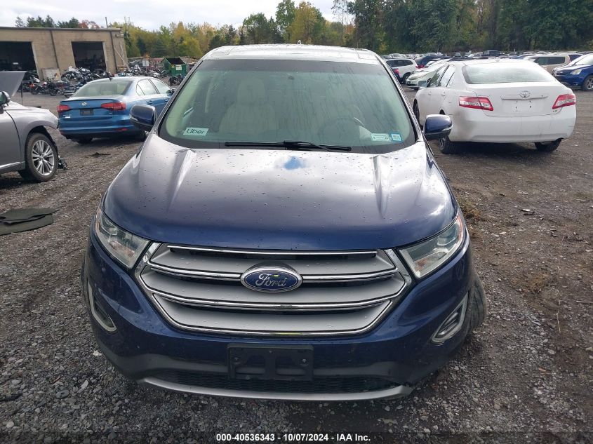 2016 Ford Edge Sel VIN: 2FMPK4J90GBB70120 Lot: 40536343