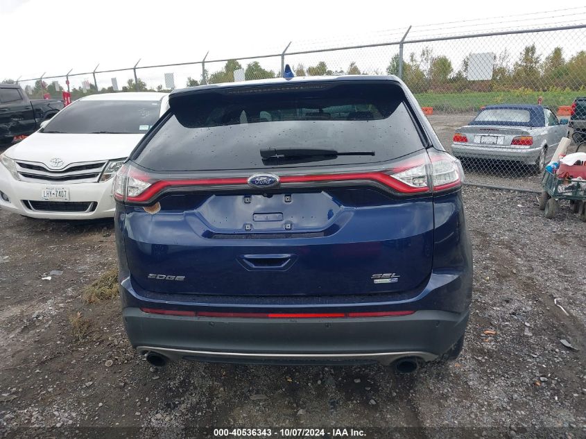 2016 Ford Edge Sel VIN: 2FMPK4J90GBB70120 Lot: 40536343