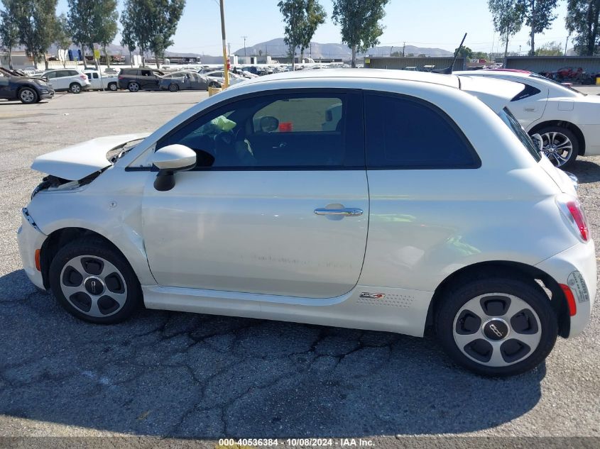 2017 Fiat 500E Battery Electric VIN: 3C3CFFGE1HT580054 Lot: 40536384