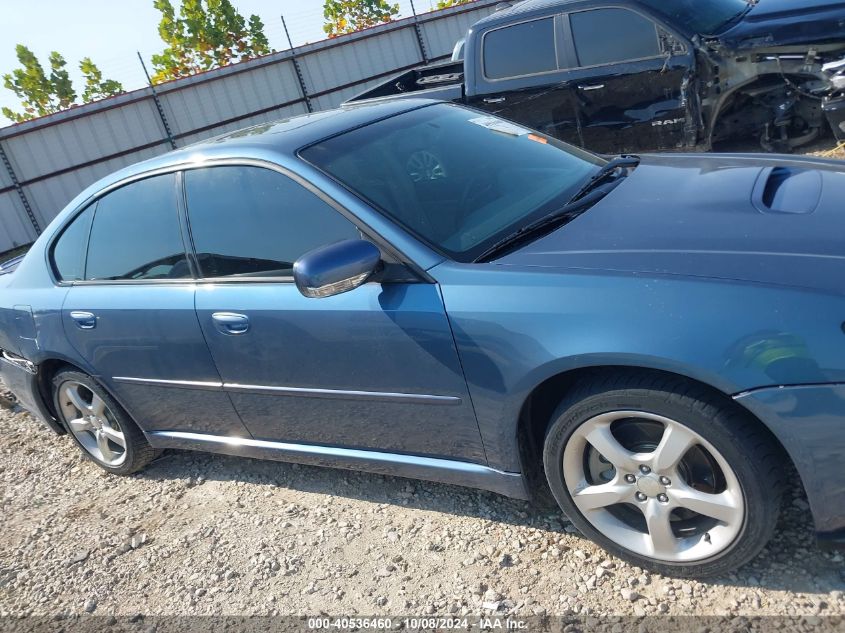 2006 Subaru Legacy 2.5Gt Limited VIN: 4S3BL676464216318 Lot: 40536460