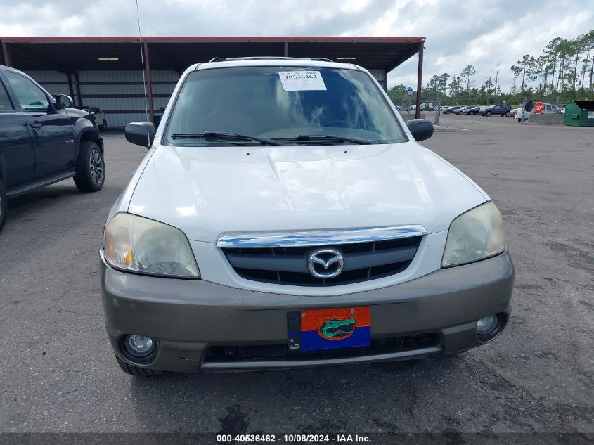 2001 Mazda Tribute Lx/Es VIN: 4F2YU091X1KM31258 Lot: 40536462