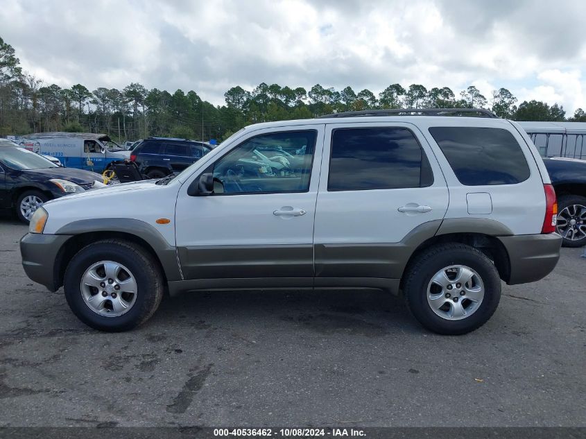 2001 Mazda Tribute Lx/Es VIN: 4F2YU091X1KM31258 Lot: 40536462