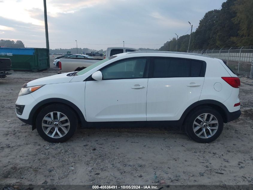 2016 Kia Sportage Lx VIN: KNDPB3AC4G7853814 Lot: 40536491