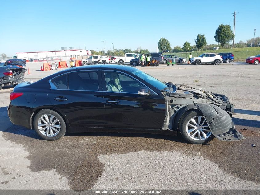 2014 Infiniti Q50 VIN: JN1BV7AP6EM675255 Lot: 40536503