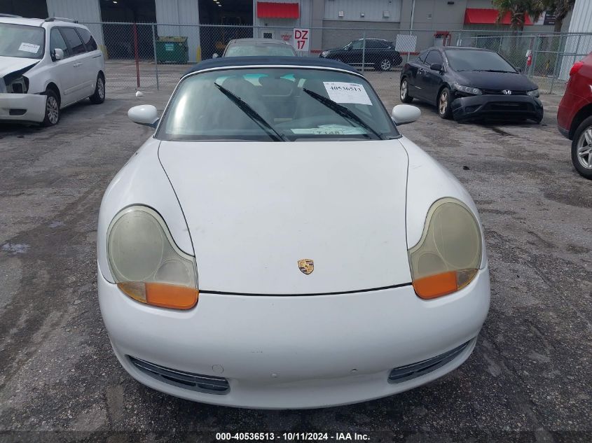 2002 Porsche Boxster VIN: WP0CA298X2U625824 Lot: 40536513