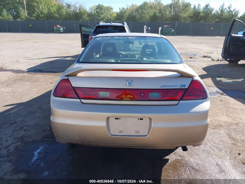 2001 Honda Accord 3.0 Ex VIN: 1HGCG22531A026845 Lot: 40536548