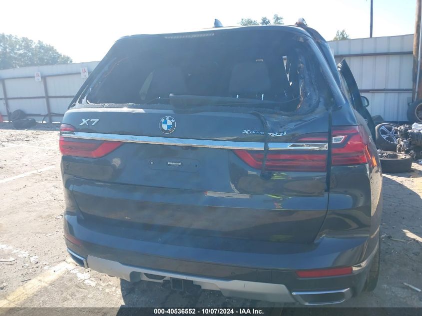 2022 BMW X7 xDrive40I VIN: 5UXCW2C03N9N11223 Lot: 40536552