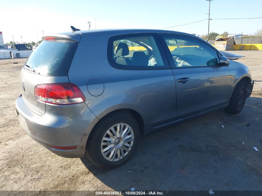 2012 Volkswagen Golf 2.5L 2-Door VIN: WVWBB7AJ4CW122400 Lot: 40536553