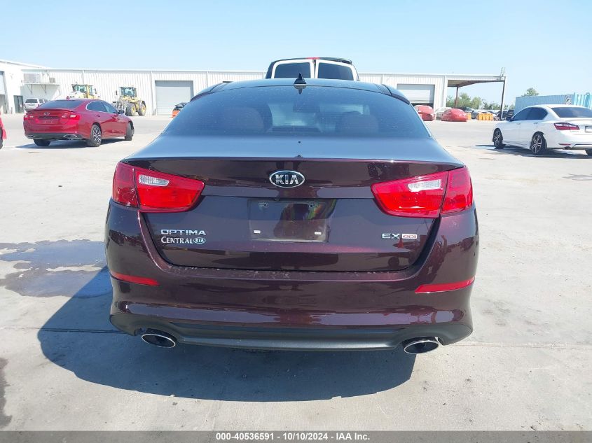 2015 Kia Optima Ex VIN: 5XXGN4A75FG454075 Lot: 40536591