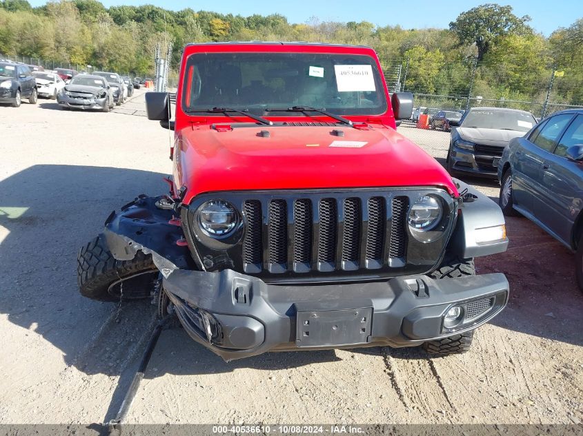 2021 Jeep Wrangler Unlimited Willys 4X4 VIN: 1C4HJXDN5MW814694 Lot: 40536610