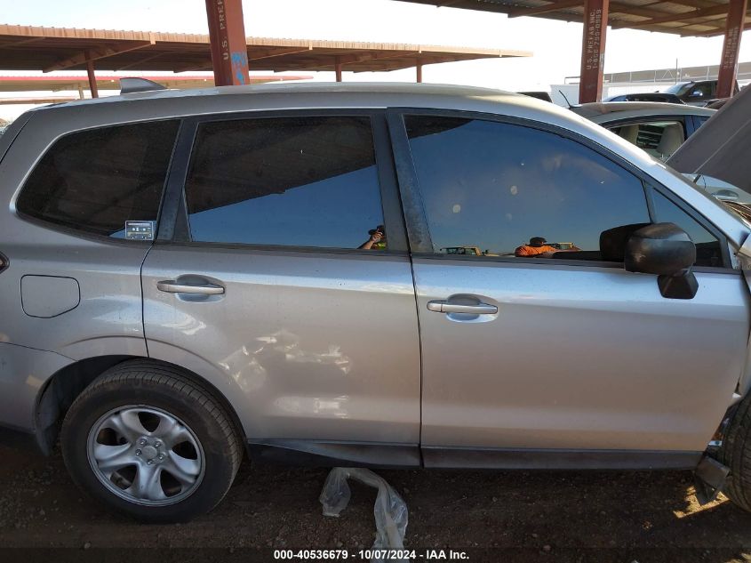 2018 Subaru Forester 2.5I VIN: JF2SJAAC7JG447617 Lot: 40536679