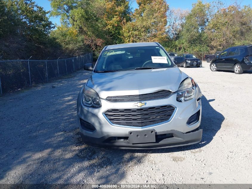 2016 Chevrolet Equinox Ls VIN: 2GNFLEEK6G6159686 Lot: 40536690